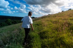 8 year old walks South Downs Way